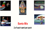 10 Santa Aviation Greeting Cards